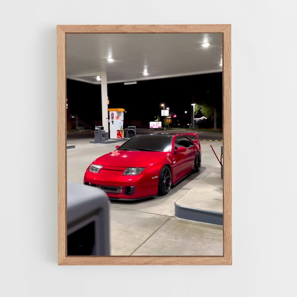 Poster zx twin turbo sophistiqué – affiche Nissan (vue 4)
